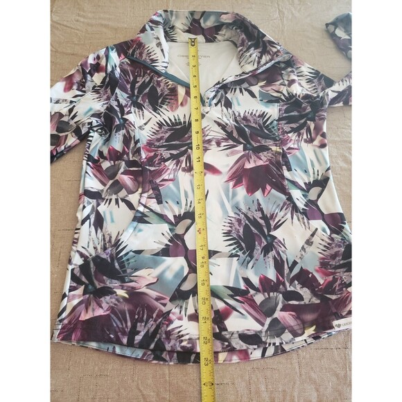 Obermeyer Youth L (12-14) Mock Neck Half Zip Top Long Sleeve Ski Layer Jacket - Picture 11 of 15